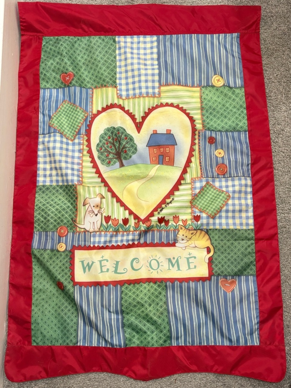 Outdoor Welcome Flag